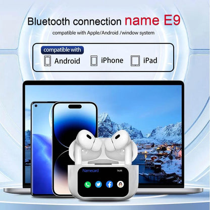 Airpods Pro - Color Screen With Smart Watch Function, Touch Screen Earbuds Wireless Earbuds, Suitable For iPhone/Android