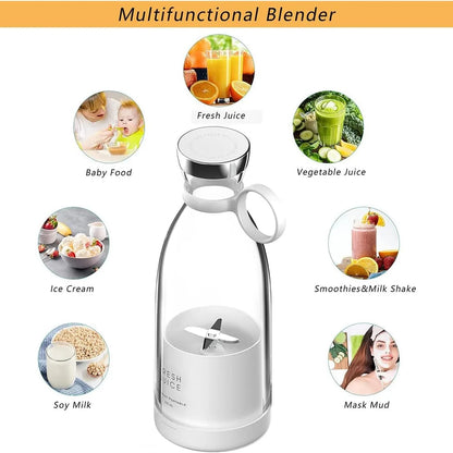 USB Rechargeable Portable Juicer Cup & Smoothie Maker: Blend On-the-Go