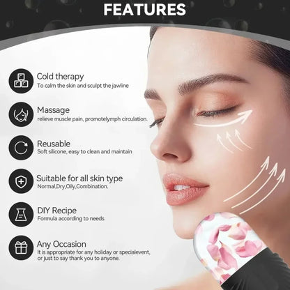 Ice Face Roller | Cooling Facial Massage & Skin Care Tool