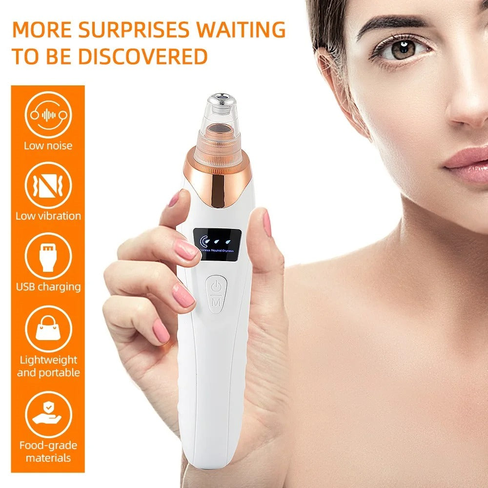 5-in-1 Electric Blackhead Remover Vacuum | Deep Pore Cleaner