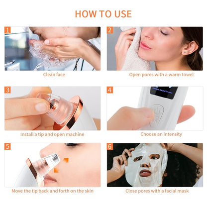 5-in-1 Electric Blackhead Remover Vacuum | Deep Pore Cleaner