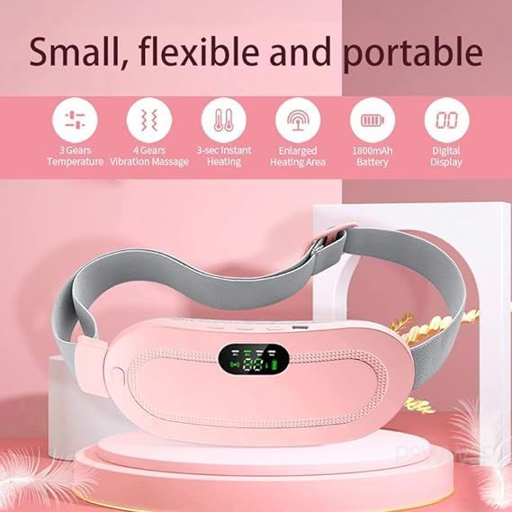 Portable Menstrual Heating Pad & Massager Belt 💖